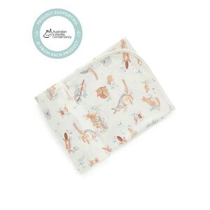 PURE BABY “Bush Babies” Stretch Wrap Blanket